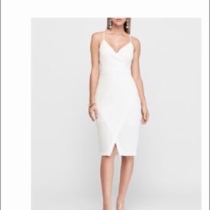 Textured Wrap Sheath Dress. New w/ tags.